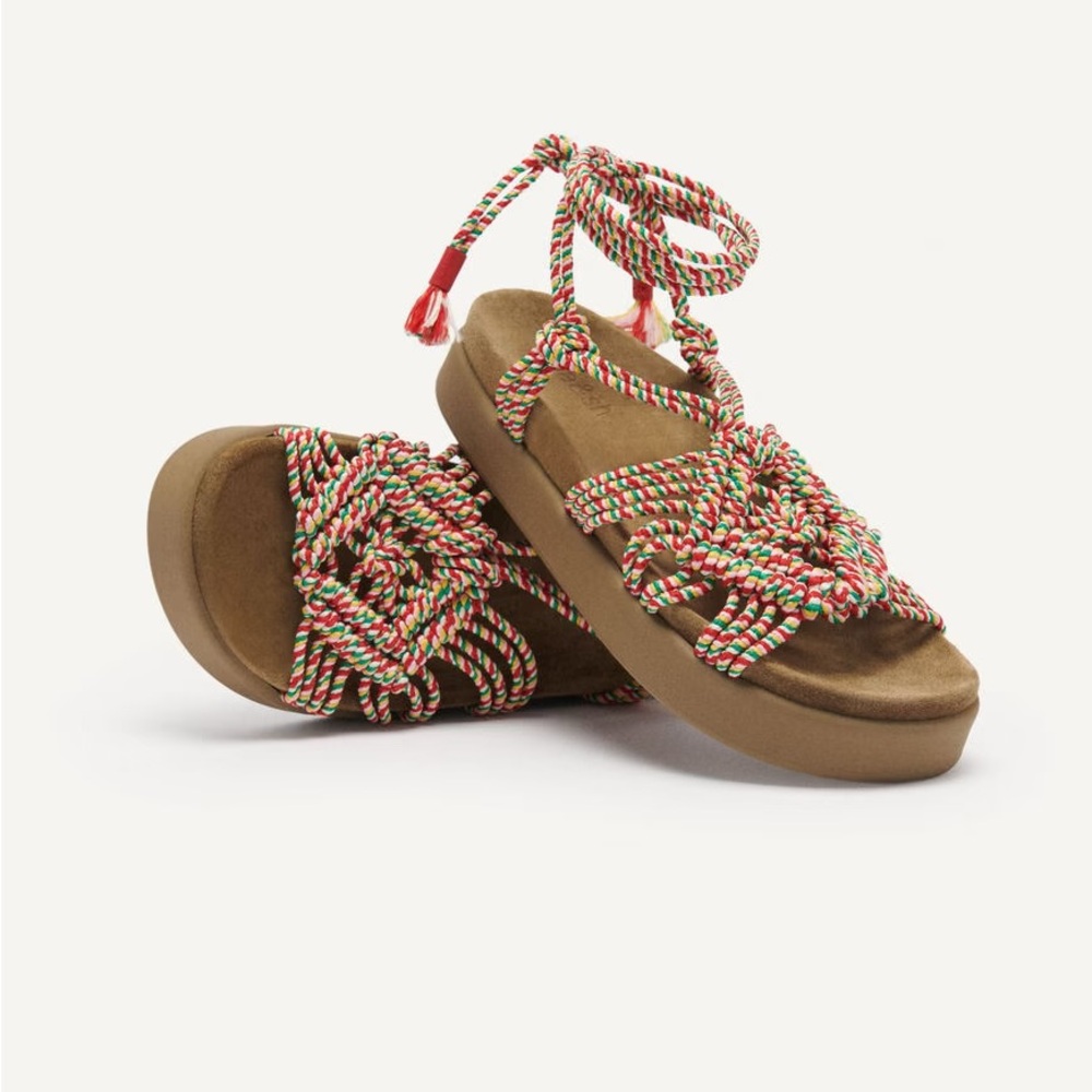 ba&sh Ncrecking Laced Sandals